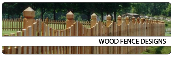 wooden fence designs