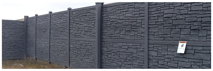 Simulated Stone Fence