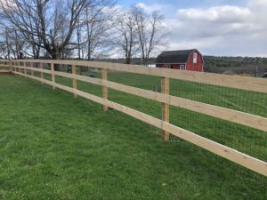 3-Board Paddock fence