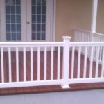 36in Vinyl Railing - T-Rail w Square Traditional Baluster