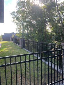 Aluminum & Stone Pillars