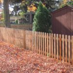 Sawcut Dog-Ear Picket fence