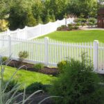 Scalloped Vinyl Picket Fence