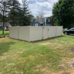 Vinyl Privacy Enclosure