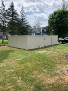 Vinyl Privacy Enclosure